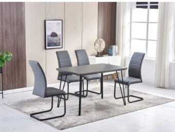 Freya Dining Table and 4 Chairs Set - Healy Furniture & Carpets