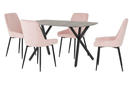 Athens Table W/Avery Dining Chair Set - Healy Furniture & Carpets