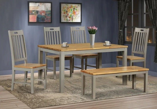 Nappa Dining Set W/Bench - Healy Furniture & Carpets