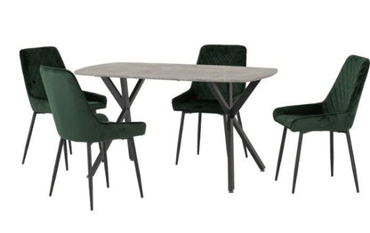 Athens Table W/Avery Dining Chair Set - Healy Furniture & Carpets