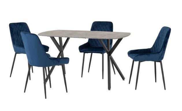 Athens Table W/Avery Dining Chair Set - Healy Furniture & Carpets