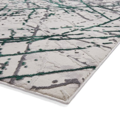 Artemis B8403A Green/Silver - Healy Furniture & Carpets
